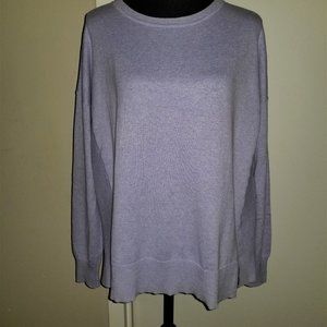 Elliott Lauren Lavender Cotton/Cashmere Sweater-S